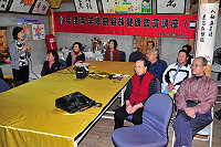 為提升老人健康，衛生局利用週休舉辦「銀髮族健康飲食講座」，邀請三軍總醫院營養部王秀媛營養師主講「漫談老人營養保健」。（圖／文：曹重偉）