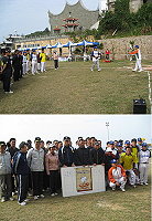 莒光鄉第三屆鄉長盃慢速壘球錦標賽開賽。(圖/文:陳樂團)