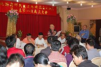 桃園縣邱氏筱江馬祖旅台宗親會正式成立,於桃園八德舉辦第一屆會員大會。(圖:桃園縣邱氏筱江旅台宗親會提供)
