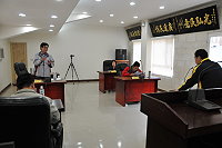 　北竿鄉代會定期會進行鄉政總質詢議程。（圖／文：陳鵬雄）