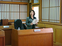 　莒光鄉民代表會第九屆第一次定期大會兩天總質詢結束，代表就民意關切問題提出質詢。（圖：莒光鄉代會提供）