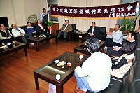 　傾聽民意！台灣電力公司金馬工務所及馬祖區服務處昨天聯合舉辦「電力建設宣導暨傾聽民意座談會」。（圖／文：曹重偉）