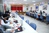 　縣府昨召開今年度第二次廉政會報，縣長楊綏生指示跨局室工程查核小組，加強對縣內相關工程之監造施工查核。（圖／文：劉秋月）