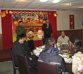 莒光地區舉辦軍民聯誼會溫馨熱鬧,年味十足。(圖/文:陳樂團)