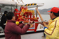 　北竿擺暝翦影。（圖：本報採訪小組）（2011百年馬祖擺暝文化祭） 
