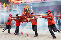 　北竿擺暝翦影之一。（圖：本報採訪小組）（2011百年馬祖擺暝文化祭）
