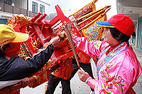 　北竿擺暝翦影。（圖：本報採訪小組）（2011百年馬祖擺暝文化祭）