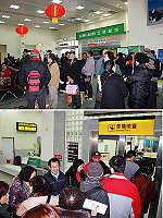 受到濃霧影響南北竿班機昨天起降不正常,縣府與地區民意代表持續協調加班機輸運。(圖/文:邱竟瑋)