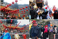 東引「白馬尊王」出巡遶境,是一連串廟會活動中最盛大、熱鬧時刻。(圖/文:陳其敏)