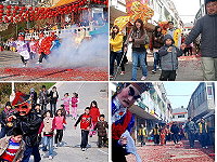 東引鄉「白馬尊王」回宮遶境活動,場面盛大熱鬧。(圖/文:陳其敏)