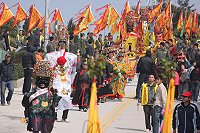 東引鄉白馬尊王出巡,場面肅穆莊嚴。(文:賴彥甫/圖:徐嘉偉)