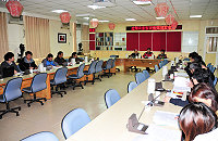 　縣長楊綏生主持「產業有家，家有產業」計畫討論會，重申在馬祖設立賭場是未來可能的選項之一。（圖／文：曹重偉）