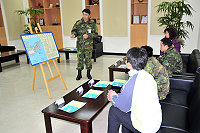　三月將是「砲聲隆隆」，共有十一天會舉行基地測驗射擊，軍方提醒民間提前做好因應，尤其是南竿介壽村。（圖／文：曹重偉） 