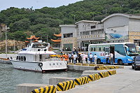 　白沙浮動碼頭興建最快要到下半年才能施工。（圖／文：陳鵬雄）