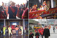 西莒田澳境擺暝繞境場面盛大莊嚴。(圖/文:陳樂團)