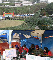 莒光地區指揮部舉行「萬平演習」戰力展示。(圖/文:陳樂團)
