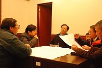 　縣長楊綏生主持「船東需求規範書」提報會議，此一規範書將成為本案造船招標的重要文件。（圖／文：邱竟瑋）