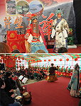 　幽幽芹壁、翩翩風華，宗藝盛會昨天由國光劇團開場演出。（圖／文：陳鵬雄）