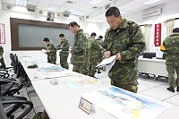 防區各級幹部秉持公平、公正原則,進行評選。 (圖:鄭尹翔/文:王仁杰)