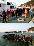 　海象轉好，吸引大陸漁船大量出沒，馬祖海巡隊日前再次強力掃蕩，一舉緝獲八艘大陸漁船並連人帶船押回福澳港。（圖：馬祖海巡隊提供）