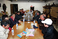 　金板境天后宮廟管會討論參與媽祖1052年聖誕盛會。（圖：曹以鋒提供）