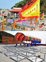 馬祖境天后宮「323媽祖文化觀光節」系列活動今起登場,連續二天凌晨六時起至晚間九時於廟前廣場舉辦「天上聖母聖誕千秋祈安植福消災法會」,歡迎善男信女踴躍參加。(圖/文:曹重偉)