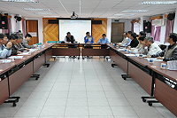 　縣長楊綏生主持北竿白沙碼頭區浮動碼頭興建，及未來港區擴建可行性評估期末報告說明會。（圖／文：陳鵬雄）