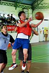 　東引戒菸盃籃賽，慢壘隊與教職聯隊雙雙晉級4強準決賽。（圖／文：陳其敏）