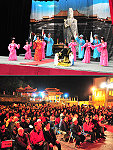 媽祖文化觀光節閩劇饗宴圓滿落幕,兩天三場次的閩劇演出,共吸引上千位的善男信女及遊客鄉親湧入欣賞。(圖/文:曹重偉)