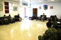 馬防部日前召開馬祖高中實彈射擊協調會,強化學子全民國防觀念。(圖/文:周唐毅)