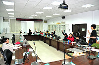 　第八屆「531世界禁菸日—健康上籃」將於十五日於體育館開打，衛生局昨天召開領隊會議，針對隊員編制人數、賽制、分組抽籤及相關規定進行討論及說明。（圖／文：曹重偉）