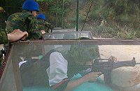 　馬中高二實彈射擊體驗活動，同學第一次接觸真槍實彈，緊張興奮心情溢於言表。（圖：馬祖高中提供）