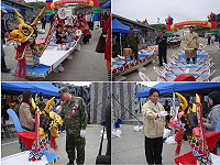 100年莒光鄉慶端午龍舟競賽舉行開光祭海儀式。(圖/文:林冰芳)