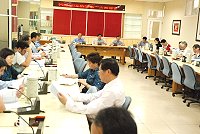 　縣府昨召開民國101年連江縣運動會第一次籌備會議。（圖／文：邱竟瑋）
