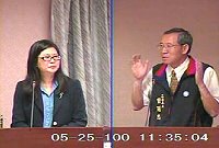 曹爾忠昨在立院質詢陸委會主委賴幸媛要求同步開放陸客離島自由行。(圖:曹爾忠國會辦公室提供)