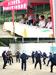 　警政署抵馬進行連江縣警察局本年度機動保安警力檢測，由警政委員陳逸峰等人抵馬校閱，對地區員警演練表現給予高度肯定。（圖／文：曹重偉） 