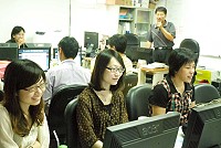 連江縣政府教育局今年自台灣引進全新校園閱讀認證系統,昨天展開種子教師培訓,最快暑假過後正式實施。(圖/文:邱竟瑋)