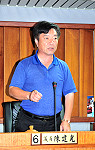 　議員陳建光進行質詢。（圖／文：曹重偉）