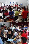 整合式健康檢查東莒民眾準時報到。(圖/文:林冰芳)