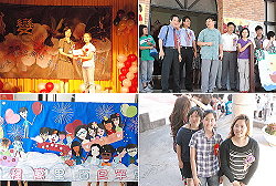 連江縣介壽國民中小學昨舉行第36屆畢業典禮,簡單溫馨。(圖/文:邱竟瑋)