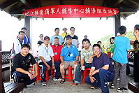 連江縣後備軍人輔導中心輔導組座談會前天移師莒光舉辦,並辦理健行、烤肉活動。(圖:曹以鋒)