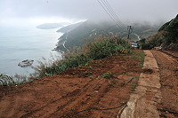 　北竿芹山播音站釋出，馬管處開發新景點，連外道路一併改善。（圖／文：陳鵬雄）