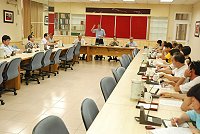 　迎接陸客來馬，縣府昨召開整備會議。（圖／文：邱竟瑋）