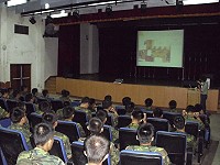 　北指部士官兵認真聆聽檢察官精闢的教學。（圖／文：林仁熙）
