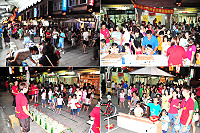 馬港「夜市」榮景再現!北科大學生創意活動吸引人潮,現場準備多元童玩及豐富獎品,而且一律是免費招待,讓小朋友們是不亦樂乎。(圖/文:曹重偉)