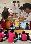 臺北醫學大學社會醫療服務隊渡海到東引辦理醫療義診、衛生教育等服務,以實際行動關懷偏遠地區民眾與孩童。(圖/文:陳其敏)