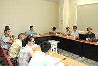 縣府召開「馬祖港福澳碼頭區擴建後續工程─行政旅運大樓規劃」第七次檢討會。(圖/文:邱竟瑋)