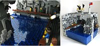 用3500片積木完成的馬祖「北海坑道」!樂高公司「2011台灣特色樂高建築師拼砌大賽」前十名進入決賽作品,現正於台北美麗華百貨公司展出,接受現場觀眾投票及網路投票,五號馬祖北海坑道敬請鄉親大家用力推。(轉載:樂高活動網頁)