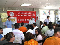 台電馬祖區營業處舉辦西莒島與東莒島佈放海纜說明會。(圖/文:陳樂團)