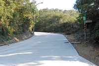 日前因道路工程全面封閉的清水介壽公園至梅石村口道路,將於九月三日起開通。(圖/文:邱竟瑋)